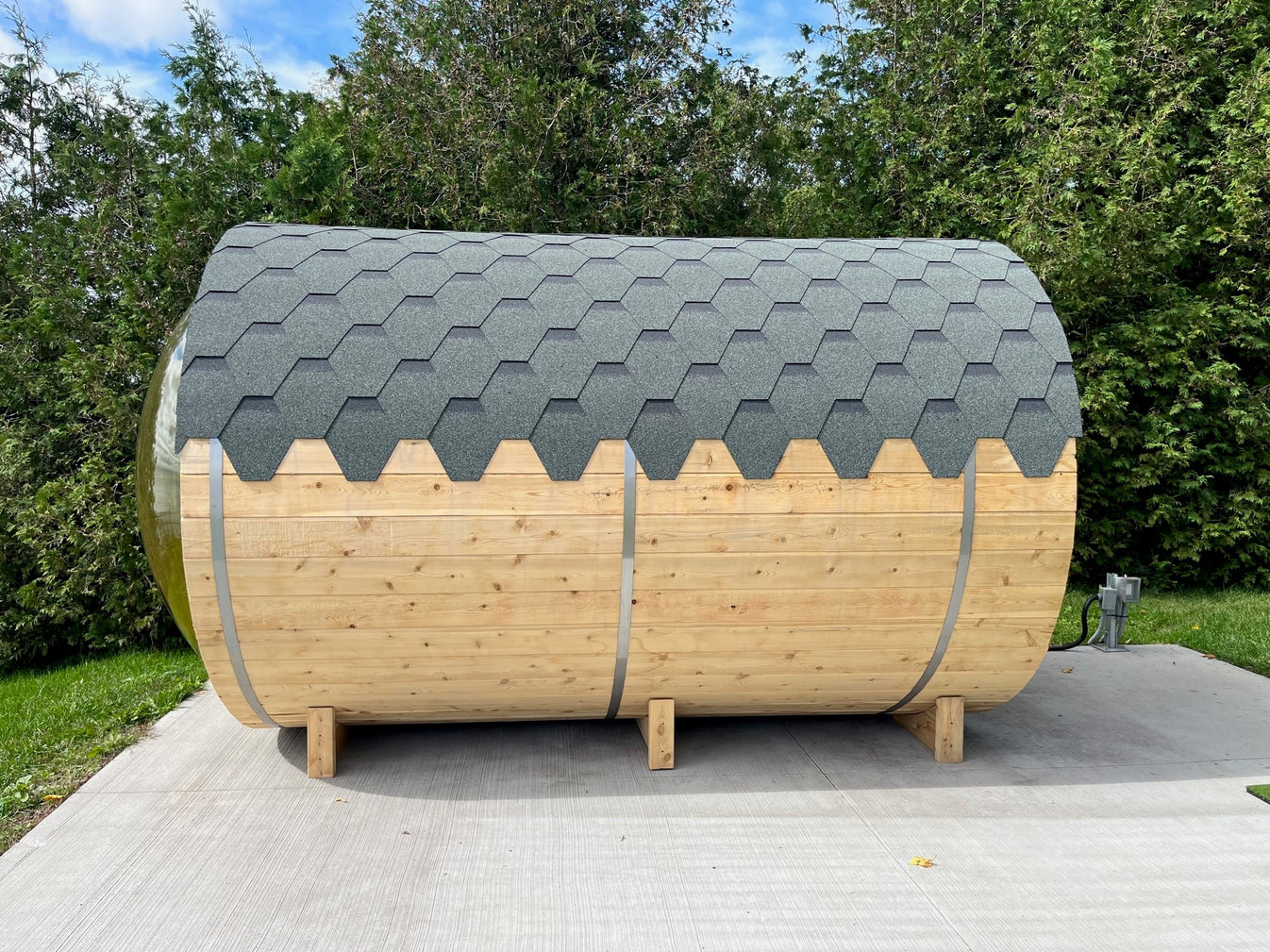 Hexagon Roof Shingles Sterling Saunas 