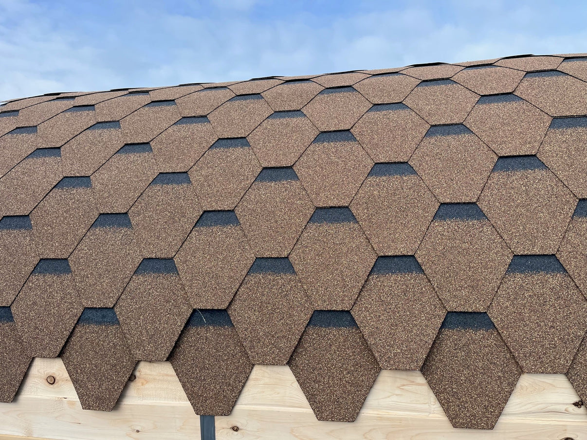 Hexagon Roof Shingles Sterling Saunas 
