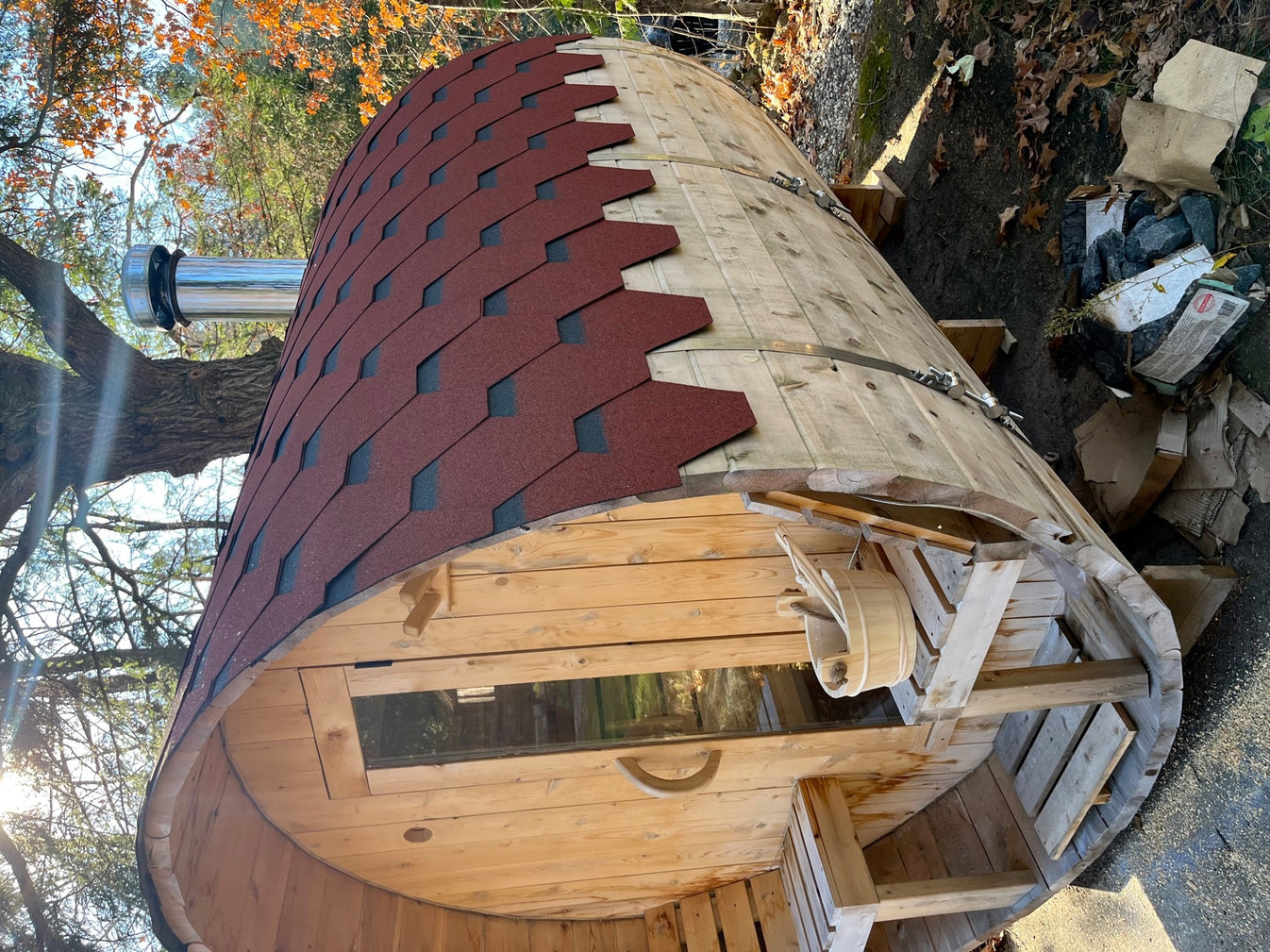 Hexagon Roof Shingles Sterling Saunas 